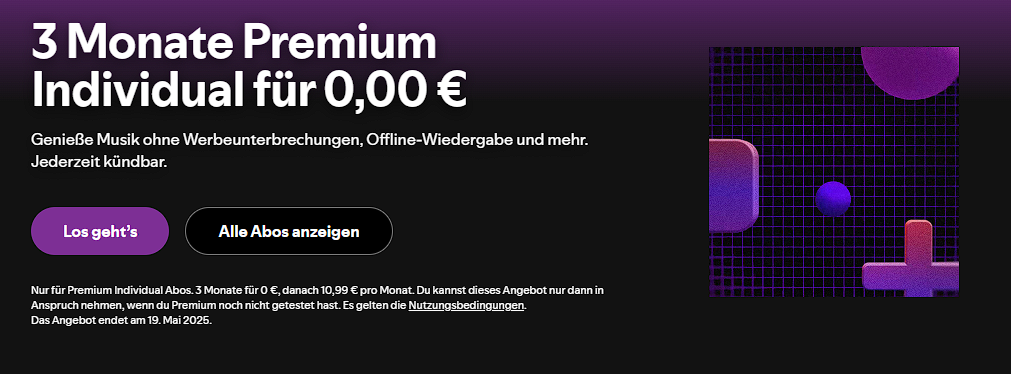 3 Monate Spotify Premium kostenlos testen 3 Monate Spotify Premium kostenlos testen