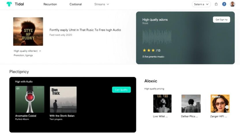 Tidal Musikstreaming Dienst Interface mit HiFi Qualitaet ueber Nigeria mit VPN Tidal Musikstreaming-Dienst Interface mit HiFi-Qualität über Nigeria mit VPN