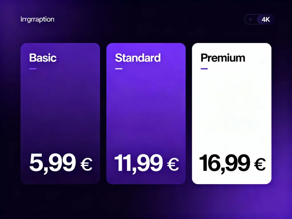 HBO Max Deutschland Preise 2026 Vergleich der drei Abo Modelle Basis Standard Premium HBO Max Deutschland Preise 2026 - Vergleich der drei Abo Modelle Basis Standard Premium