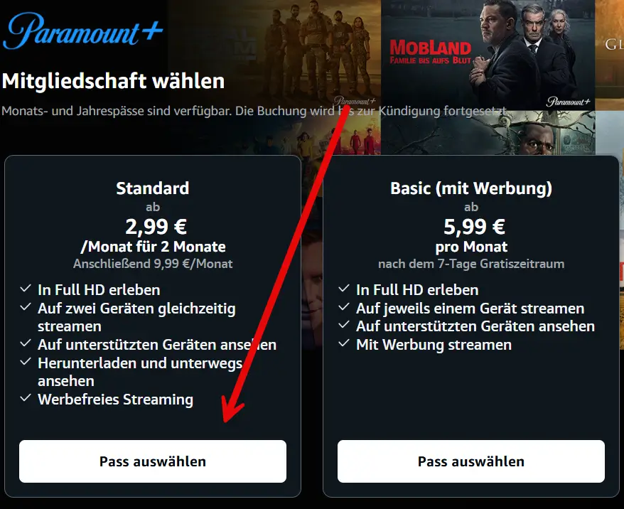 Paramount+ für nur 2,99 Euro im Monat