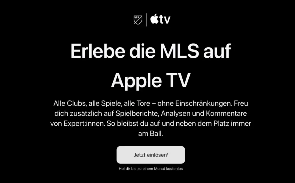 Apple TV 1 Monat kostenlos Apple TV+ 1 Monat kostenlos